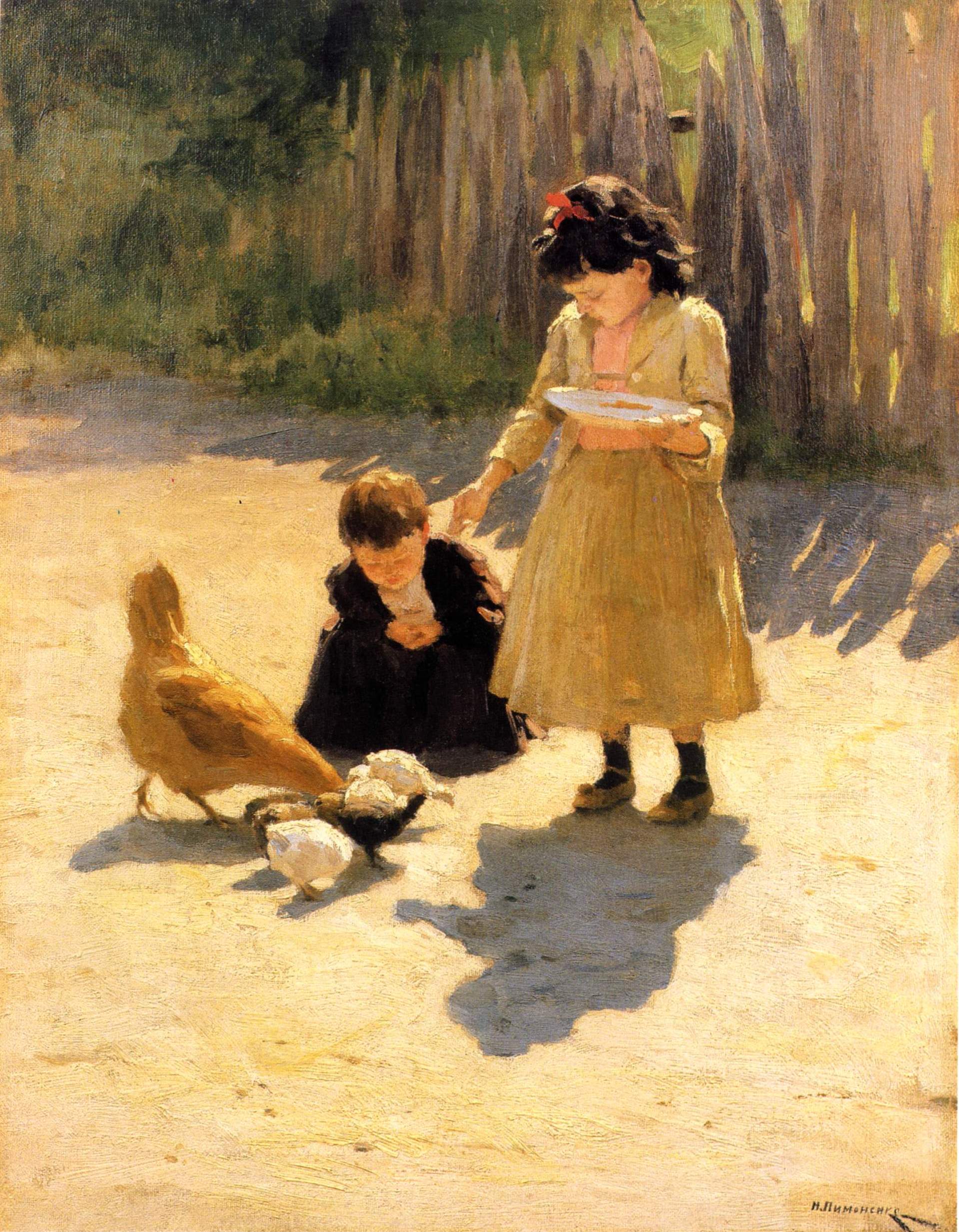 Пимоненко. Дети художника . Начало 1900-х
