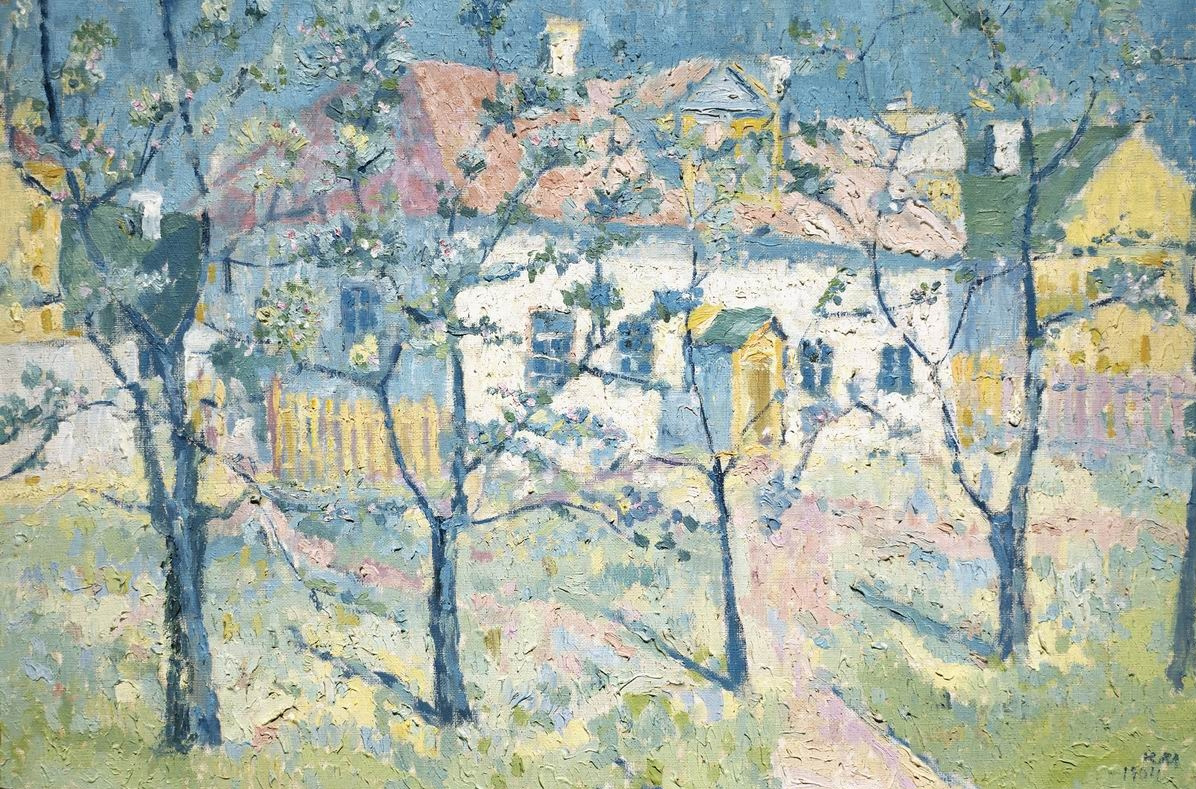 Малевич. Весна - цветущий сад. 1904