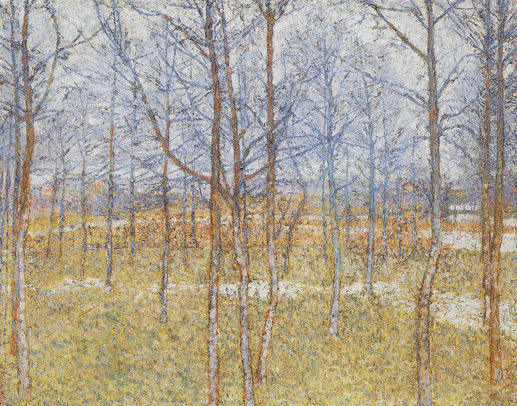 Малевич. Весенний пейзаж. Середина 1900-х