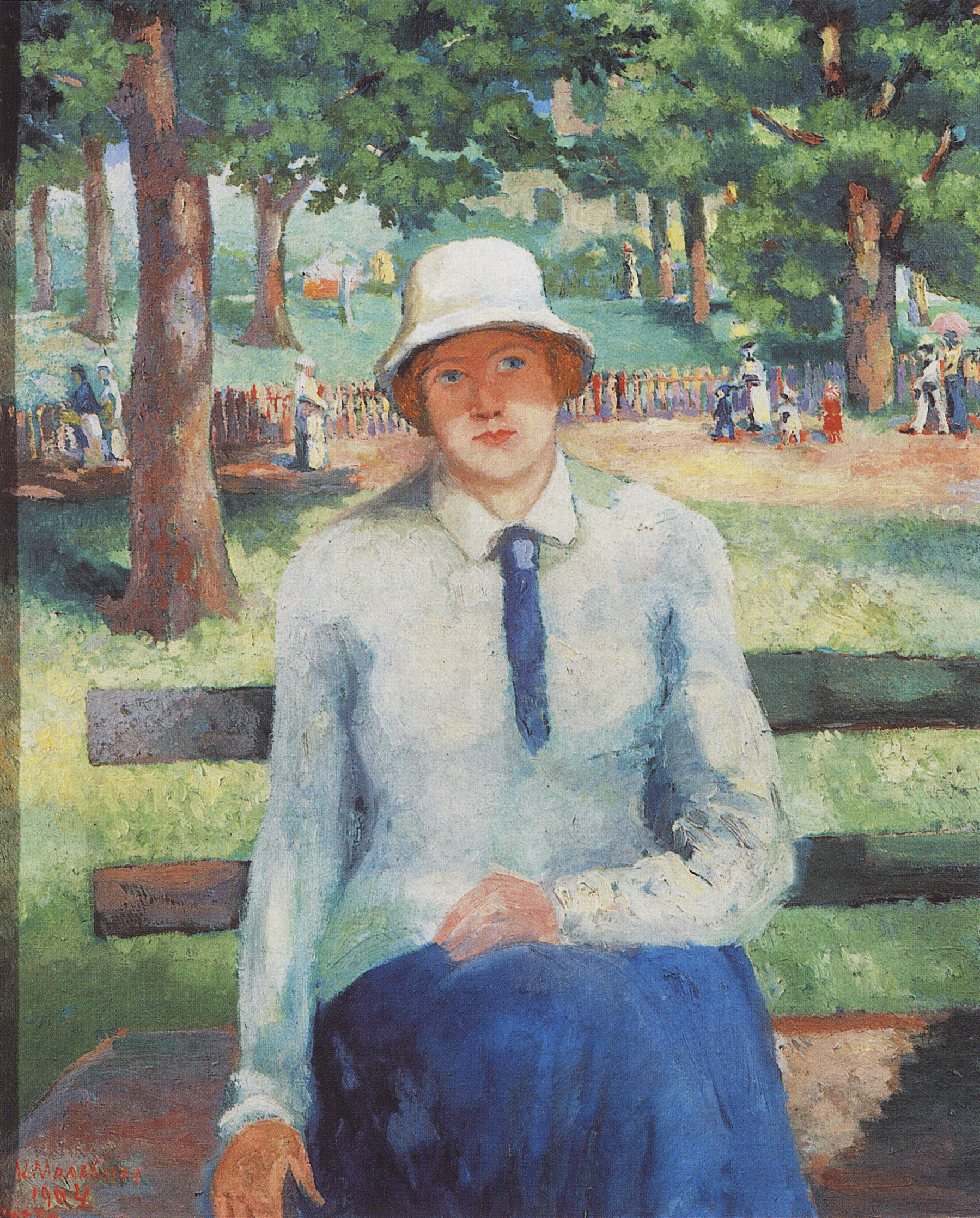 Малевич. Девушка без службы. Около 1930