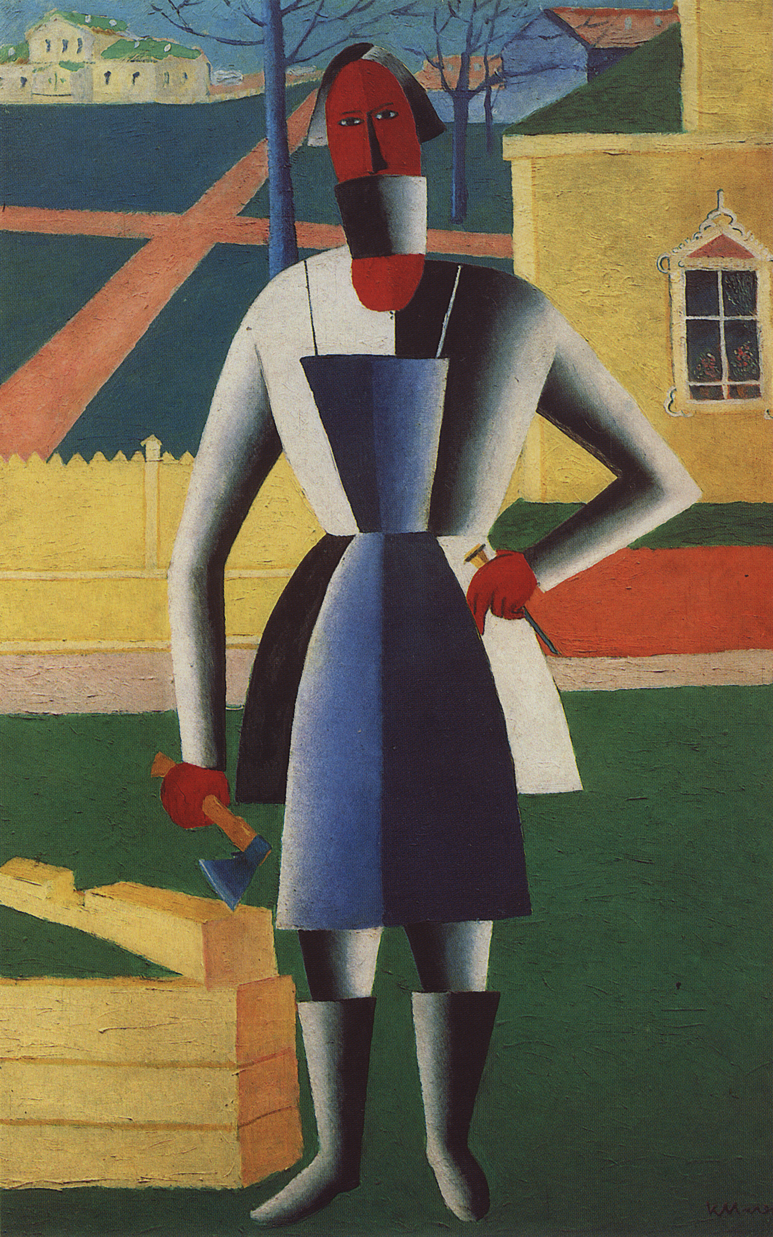 Малевич. Плотник. 1928-1929
