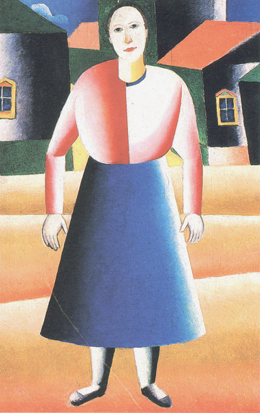 Малевич. Девушка в деревне. 1928-1929