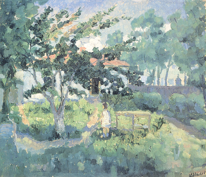 Малевич. Летний пейзаж. 1928-1929