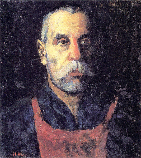 Малевич. Портрет рабочего (Краснознаменец Жарновский). 1932-1933