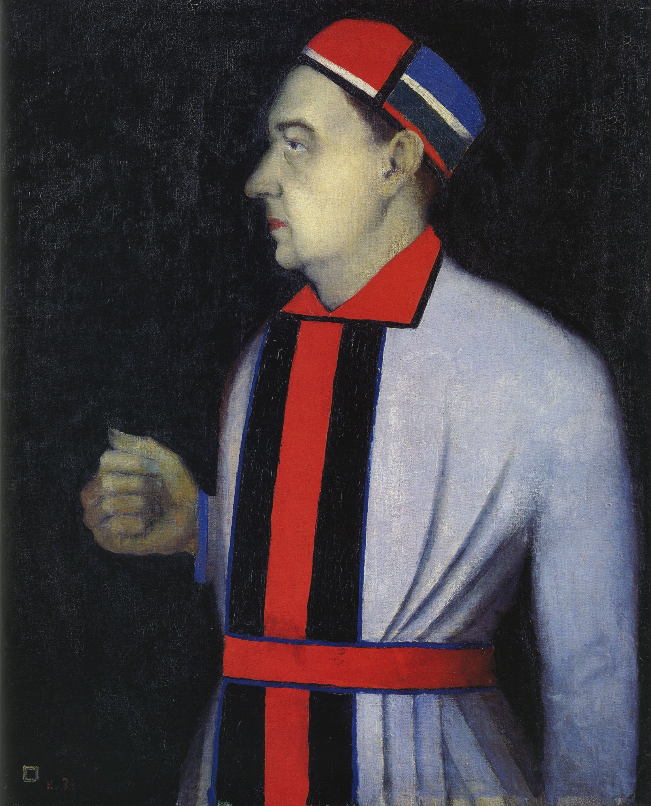 Малевич. Портрет Н.Н.Пунина. 1933