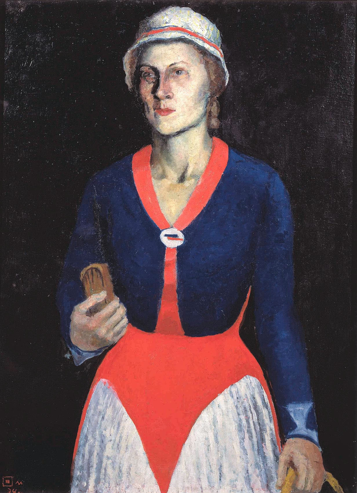 Малевич. Портрет жены художника. 1934