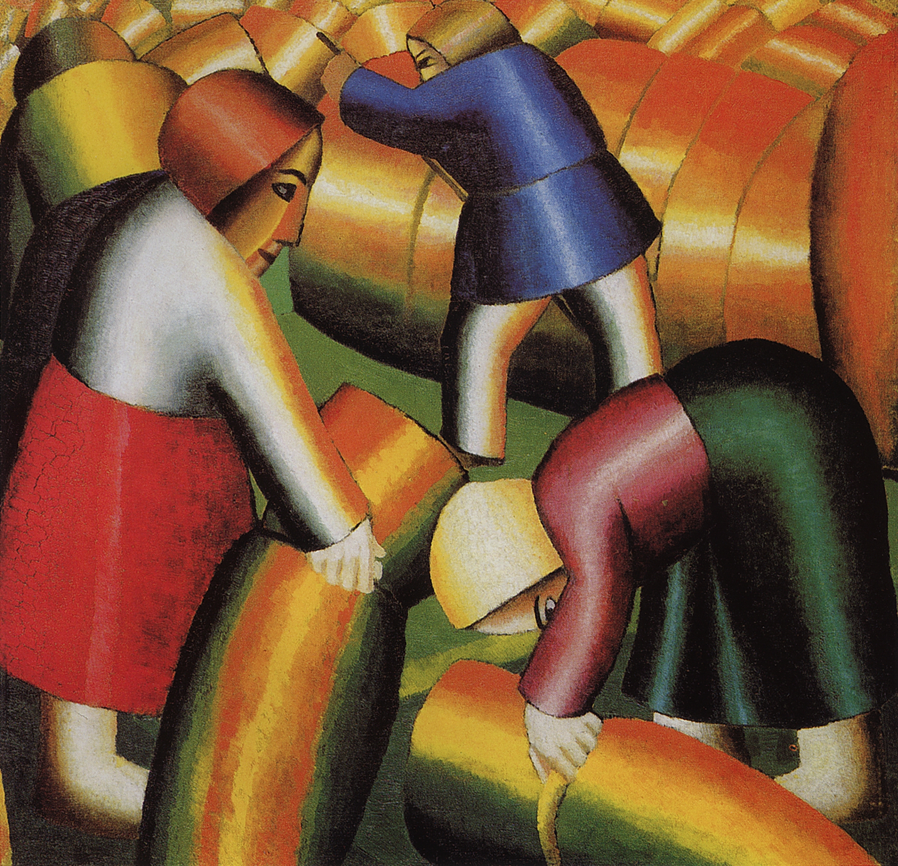 Малевич. Уборка ржи. Около 1912