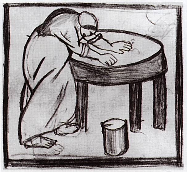 Малевич. Прачка. Около 1911-1912