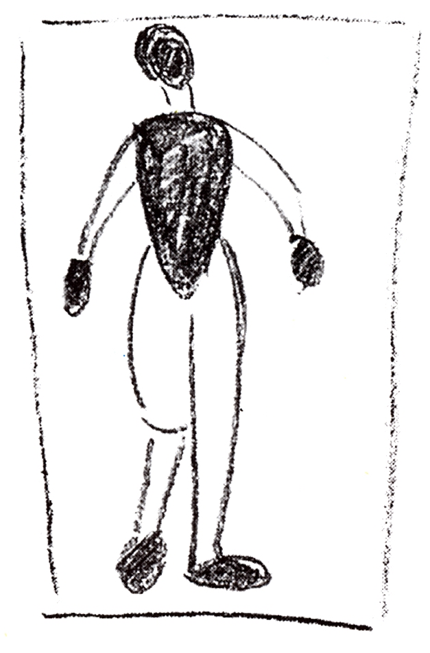 Малевич. Стоящая фигура. Около 1930