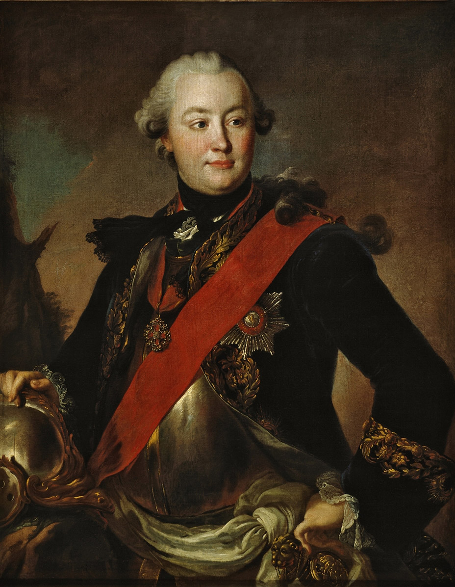 Рокотов. Портрет графа Г.Г.Орлова в латах. 1762-1763