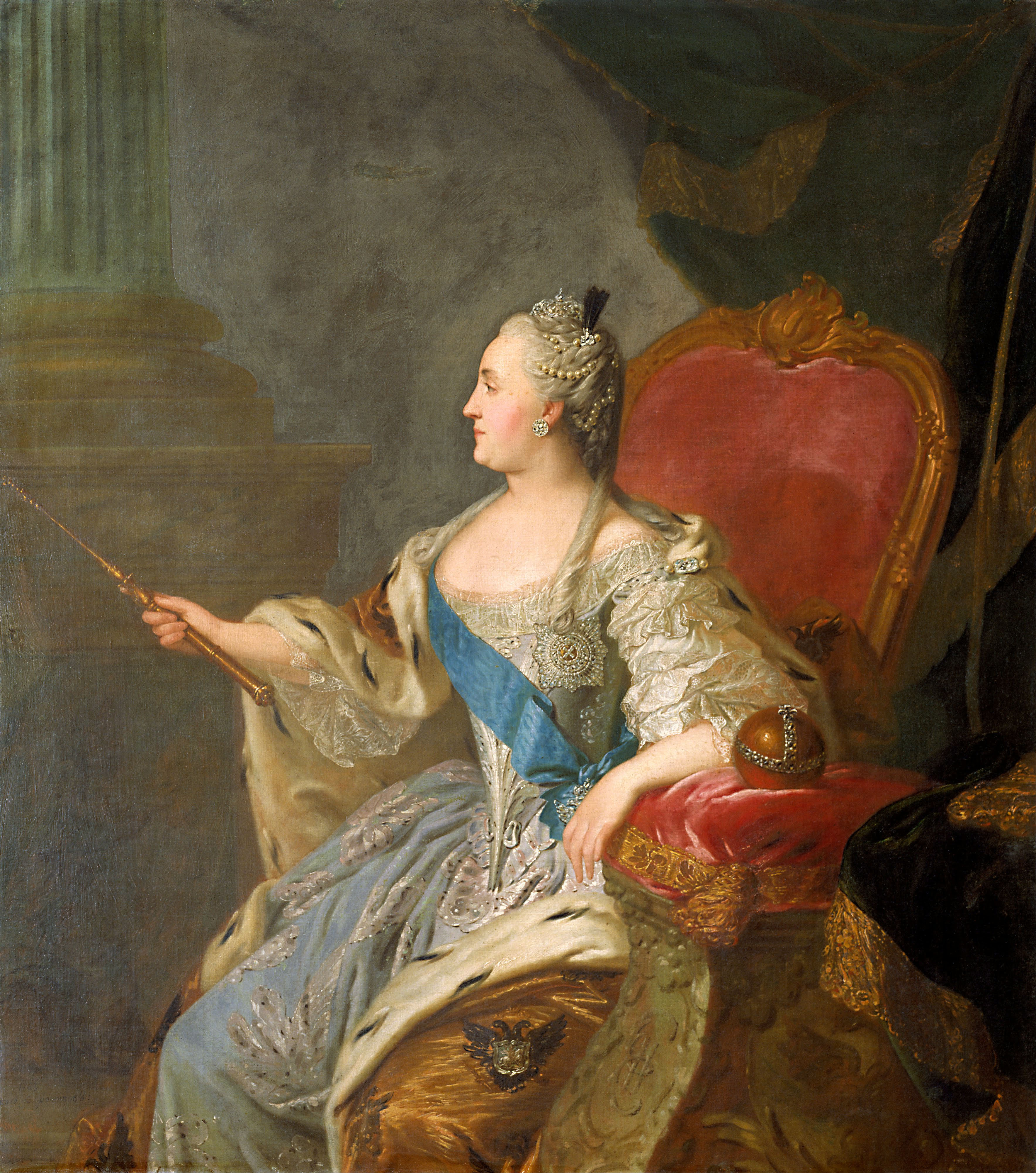 Рокотов. Портрет Екатерины II. 1763
