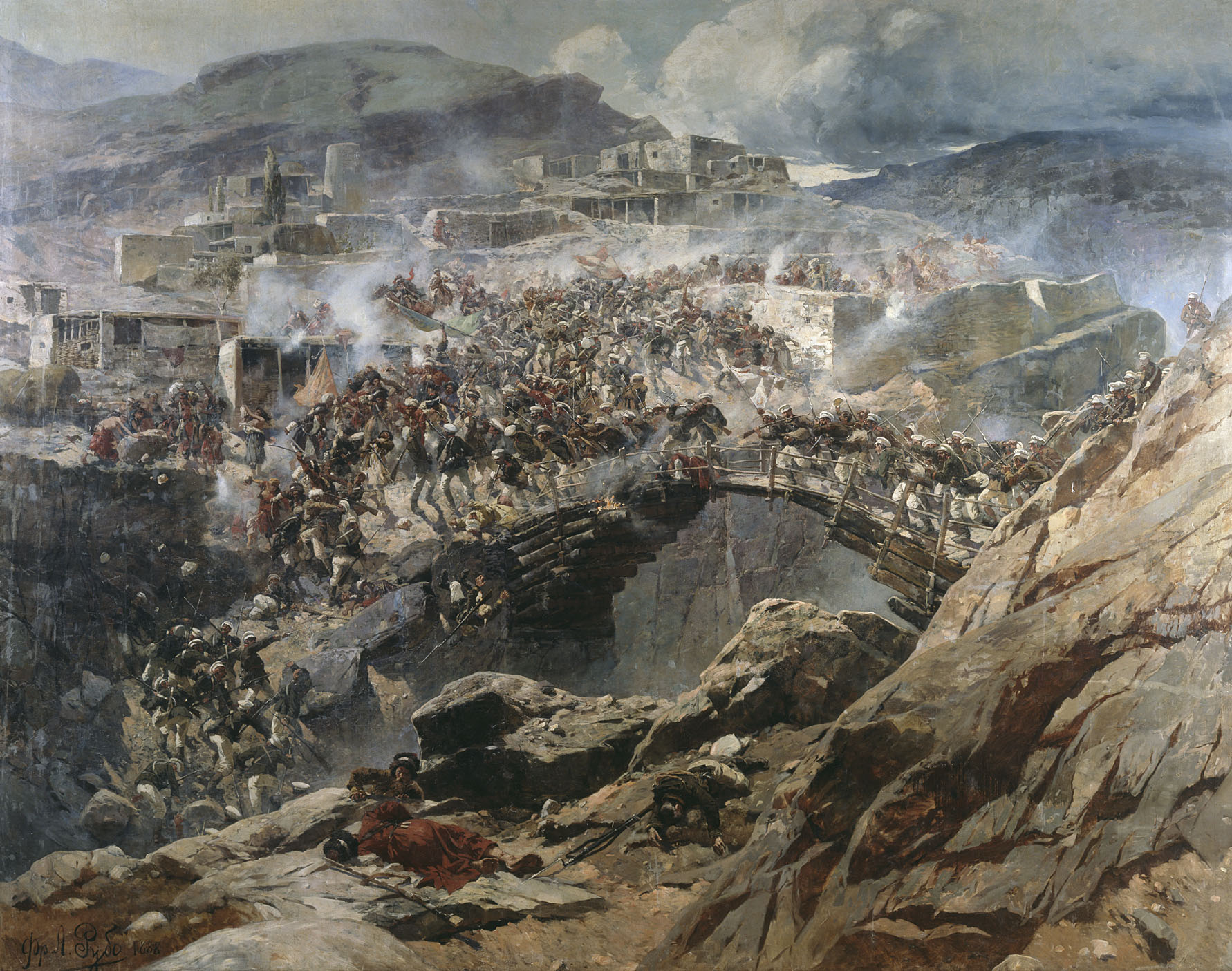 Рубо. Ахульго. 1888
