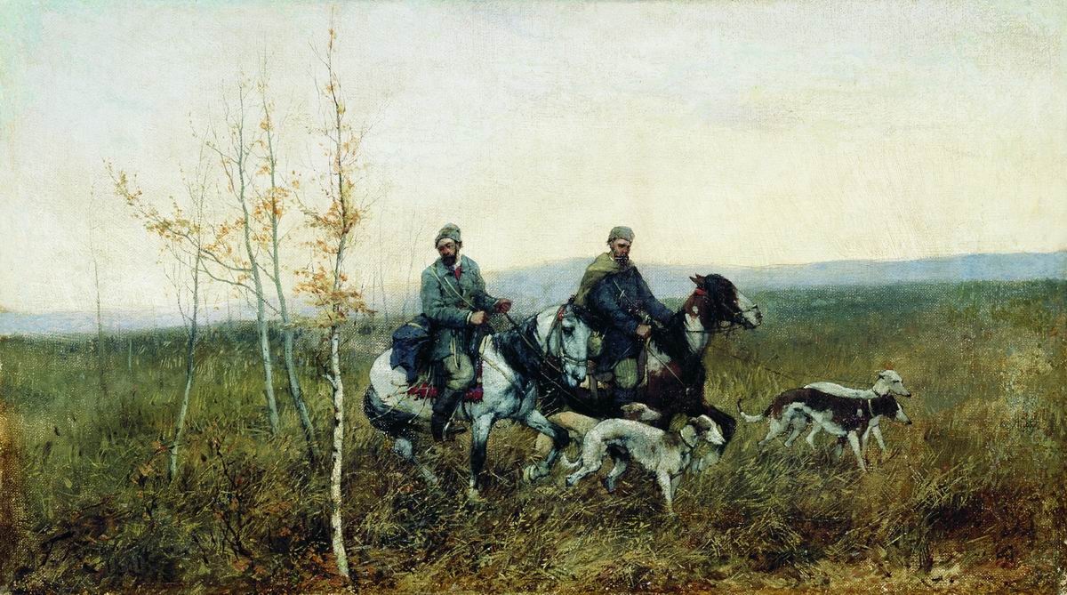 Рубо. Охотники  . 1881