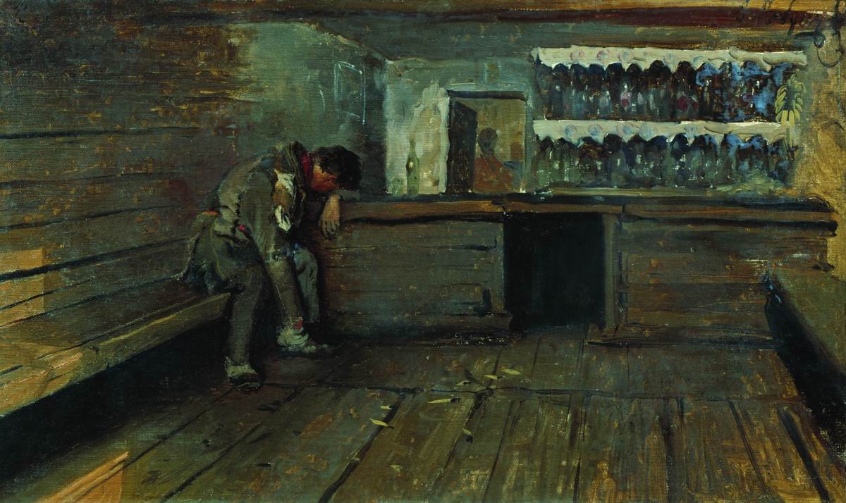 Рябушкин. Кабак. 1891