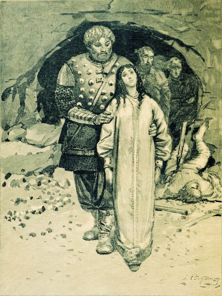 Рябушкин. Добрыня Никитич. 1895