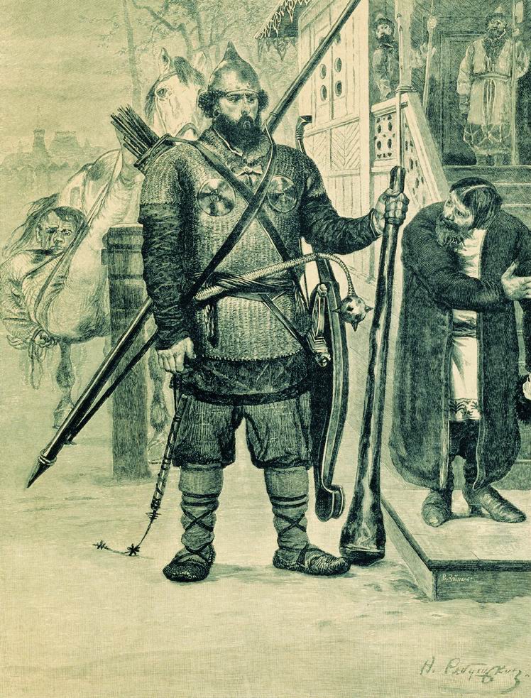 Рябушкин. Илья Муромец. 1895