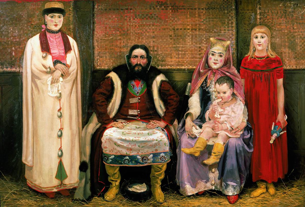 Рябушкин. Семья купца в XVII веке. 1896