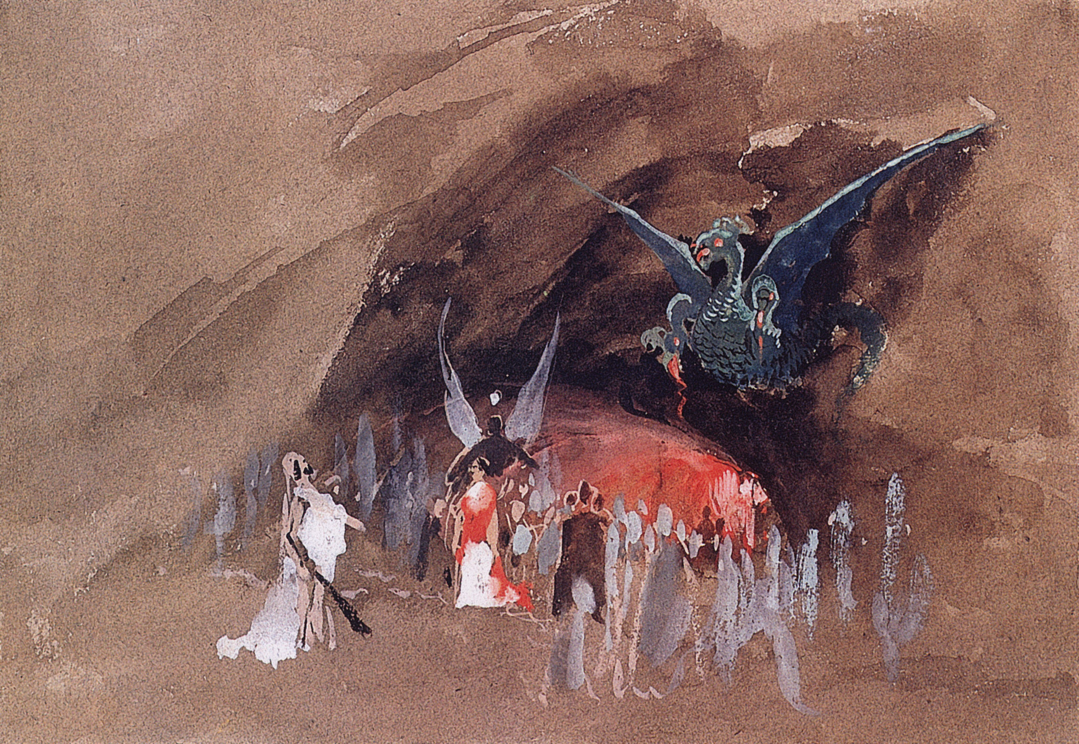 Рябушкин. У пещеры дракона. 1880-е
