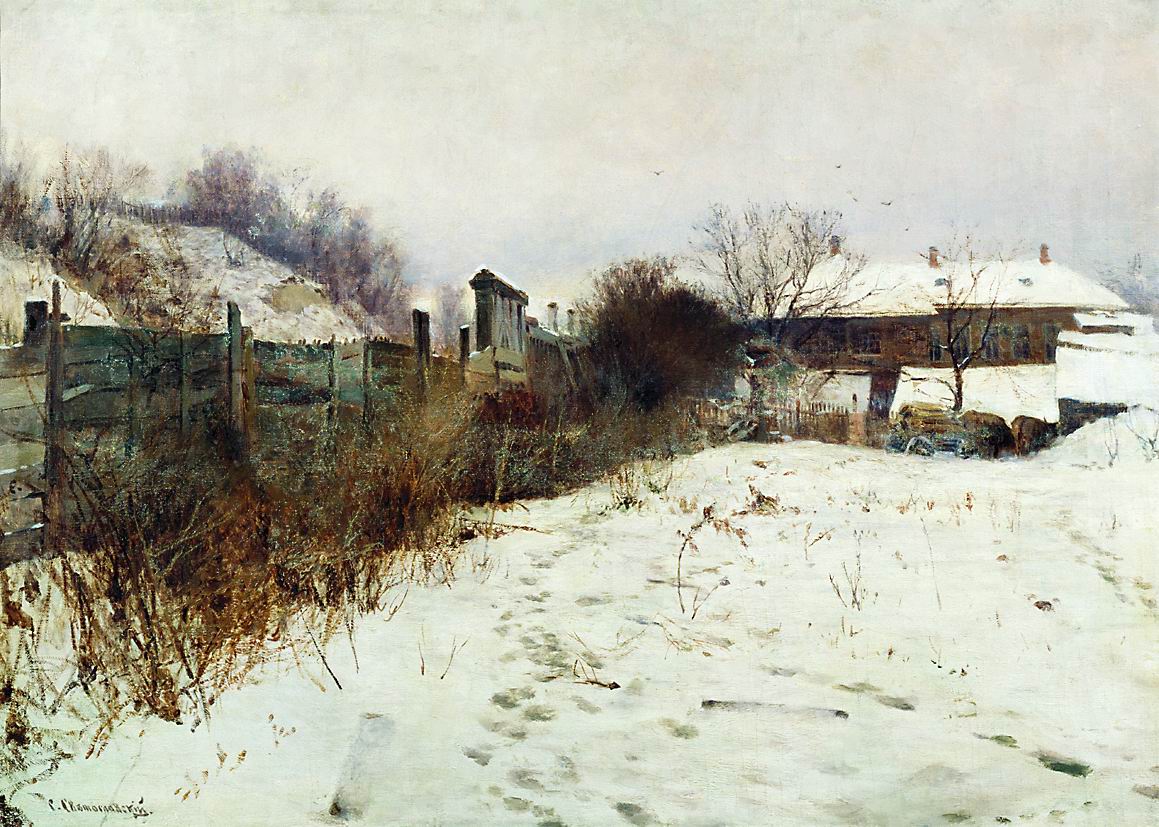 Светославский. Усадьба художника зимой. 1890-е