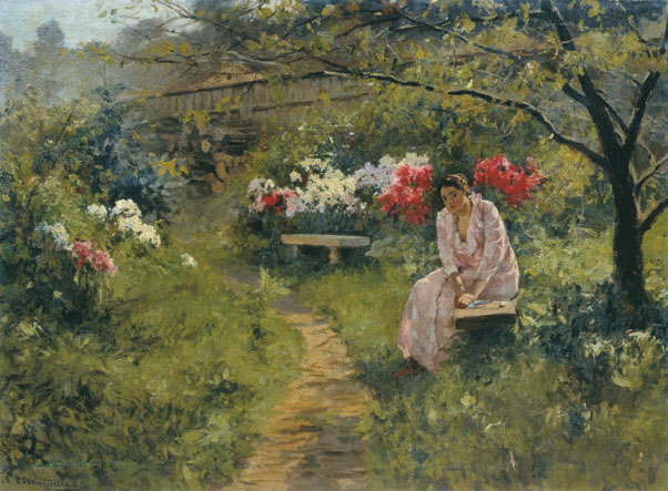 Светославский. В саду. 1900-е