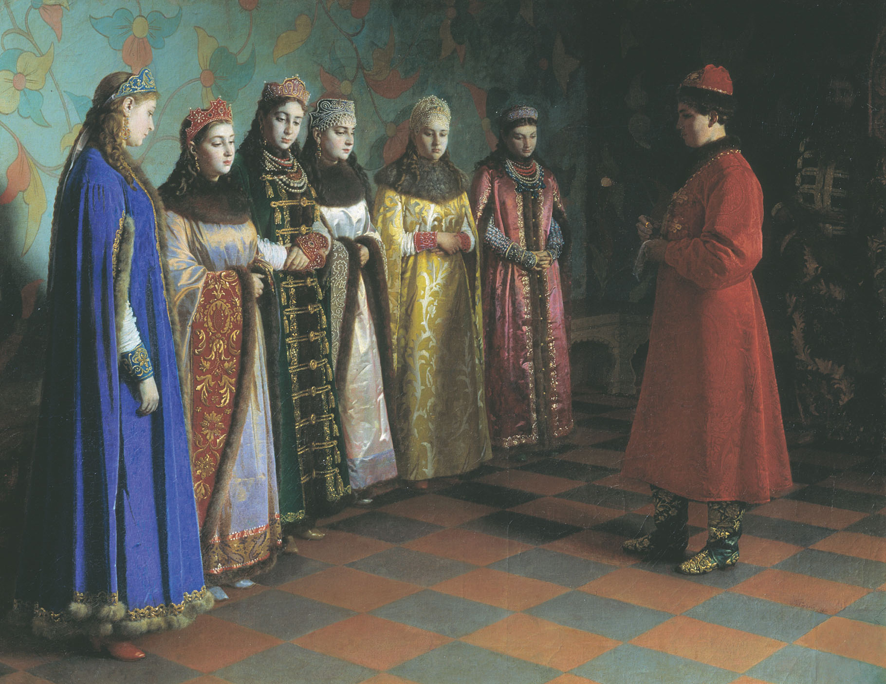 Седов. Выбор невесты царём Алексеем Михайловичем. 1882