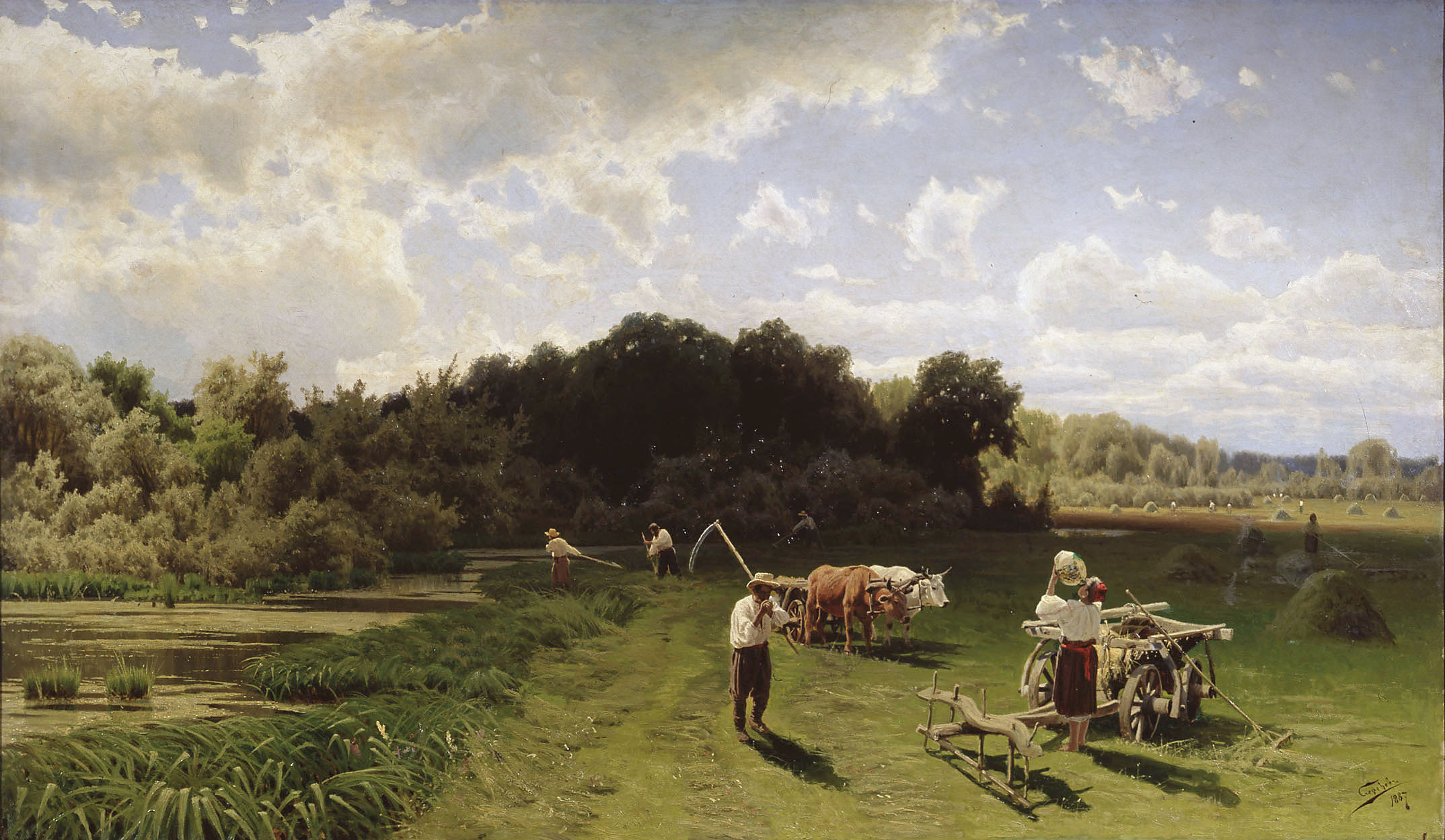 Сергеев. Сенокос. 1887