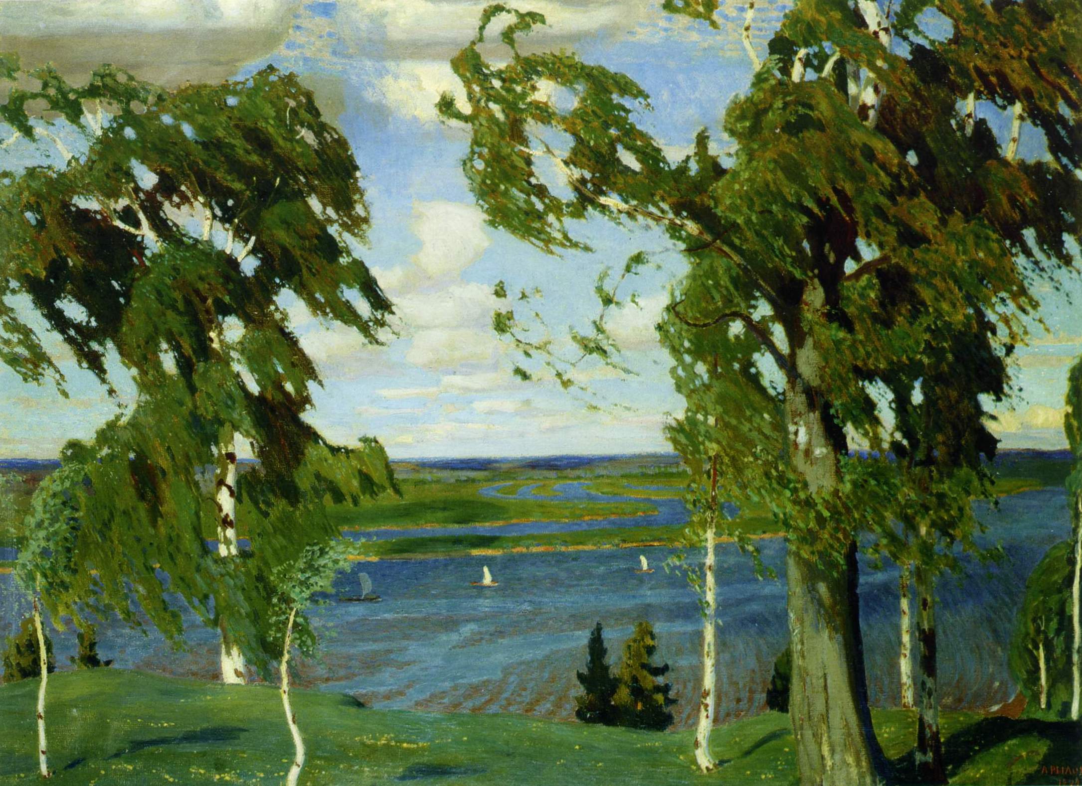 Рылов. Зеленый шум . 1909 