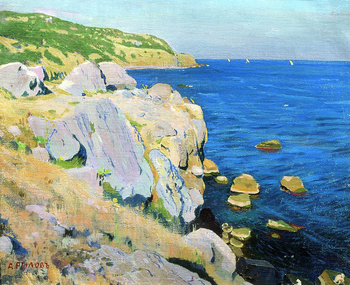 Рылов. Скалы в Кекенеизе. 1909