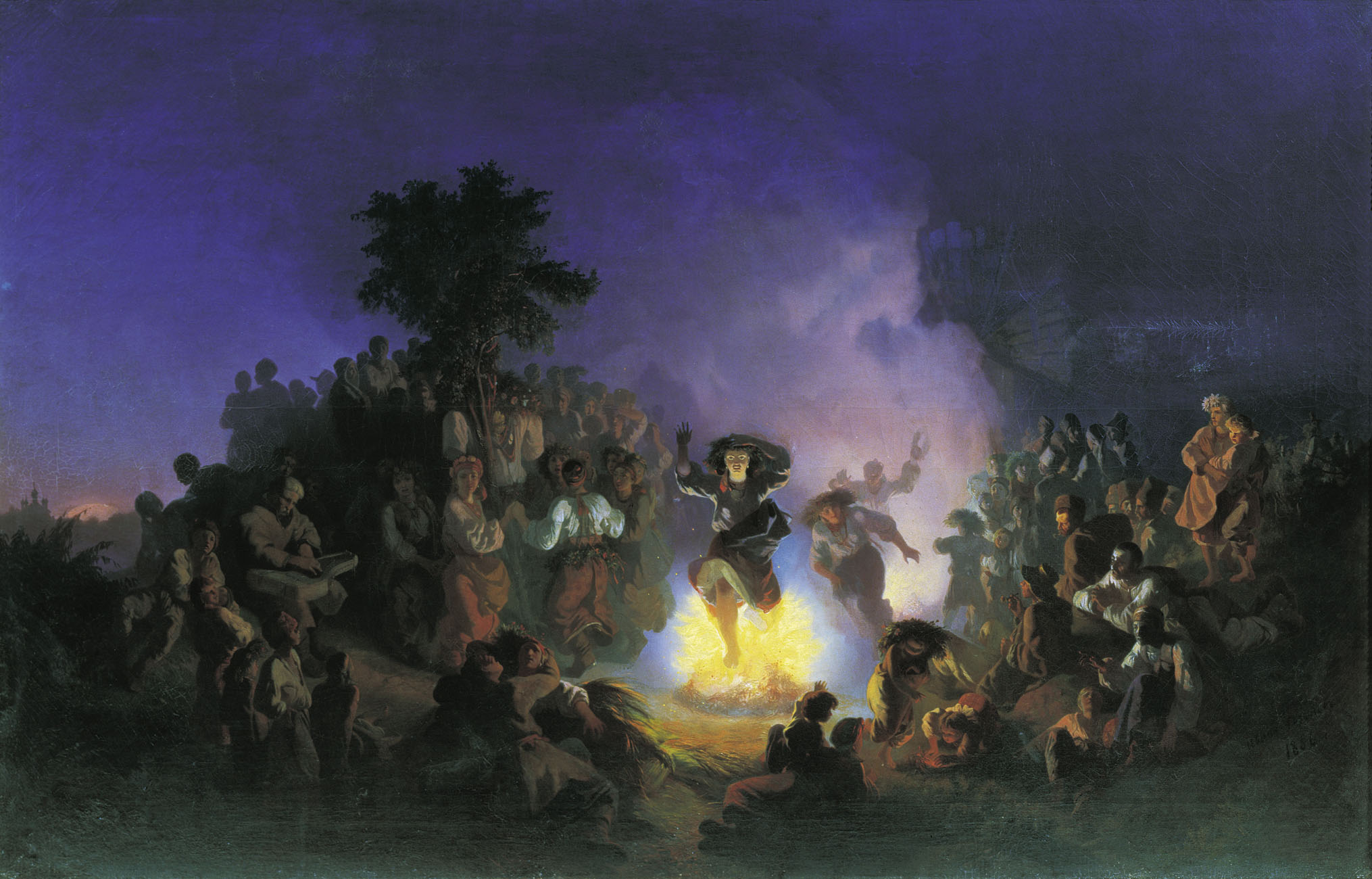 Соколов И.. Ночь на Ивана-Купалу. 1856