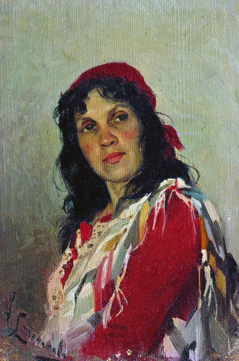 Степанов А.С.. Портрет С.П.Кувшинниковой. 1888-1889