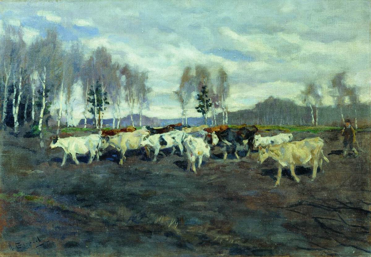 Степанов А.С.. Стадо. 1910-е