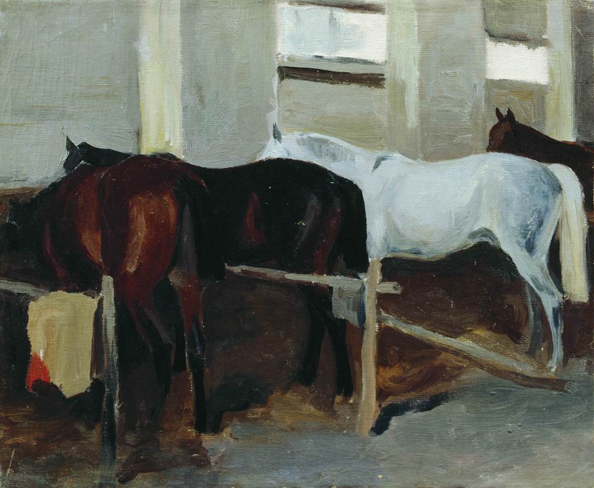 Степанов А.С.. Стойло. 1910-е