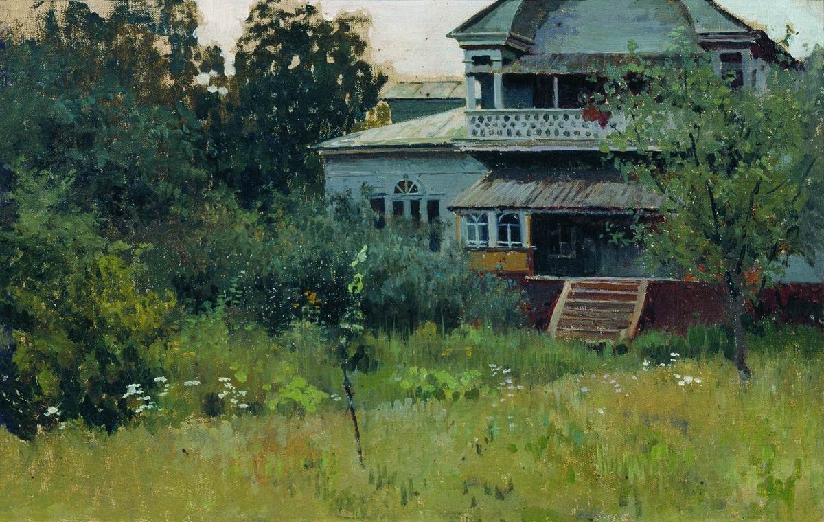 Степанов А.С.. Усадьба летом. 1882