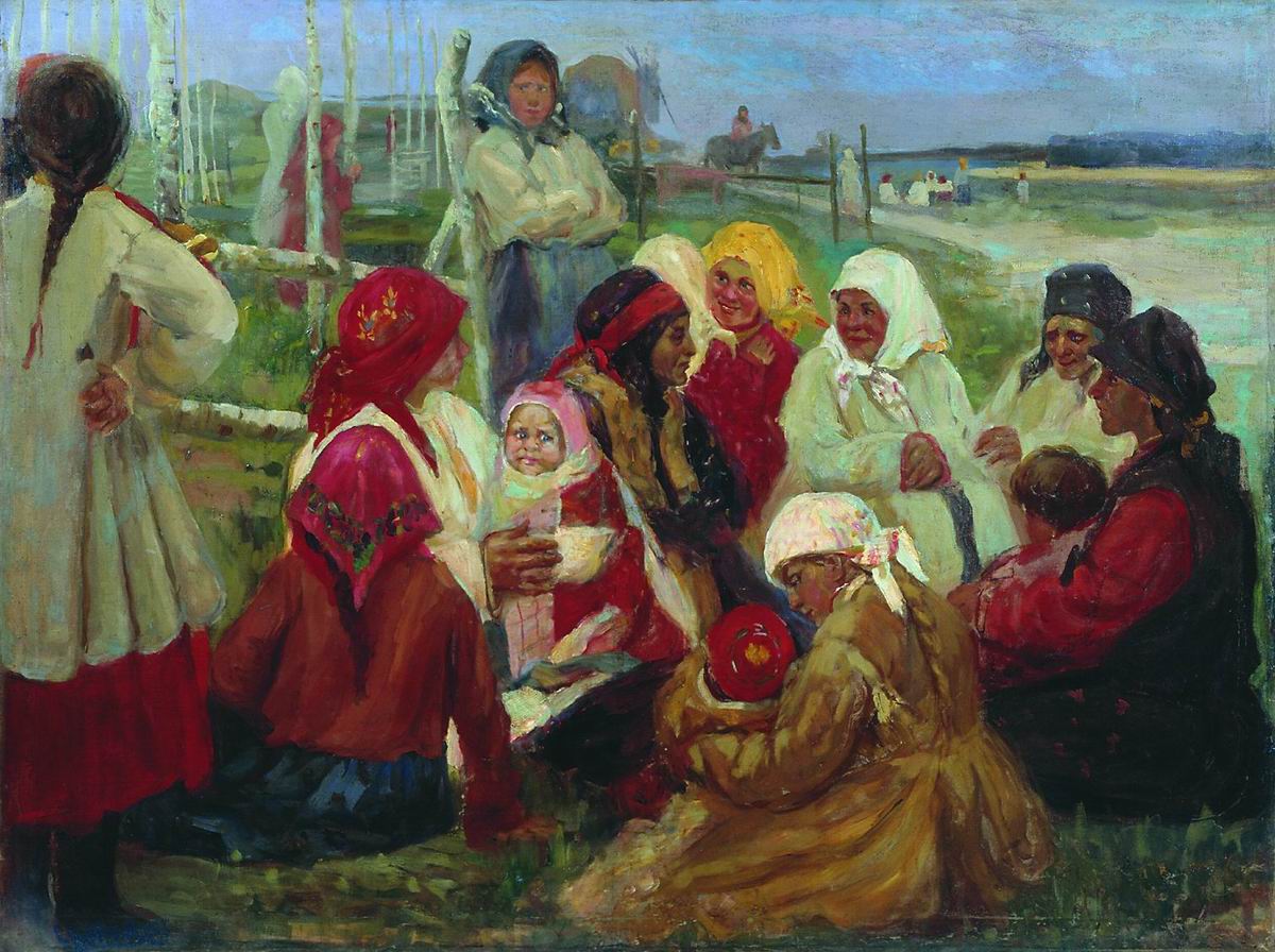 Степанов А.С.. Беседа крестной матери
