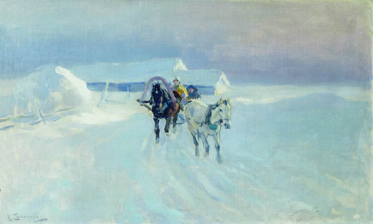 Степанов А.С.. Зимой. 1900-1910