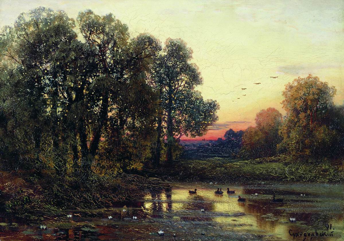 Суходольский П.. Вечер. 1891
