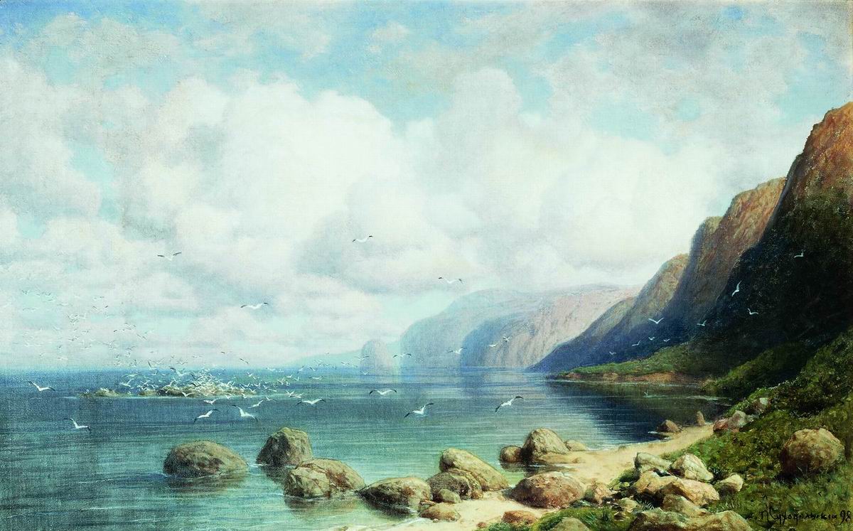 Суходольский П.. Берег моря. 1898