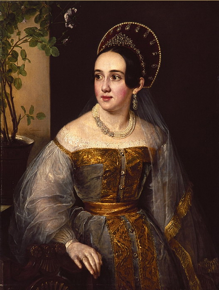Тропинин. Портрет Екатерины Ивановны Карзинкиной. 1838