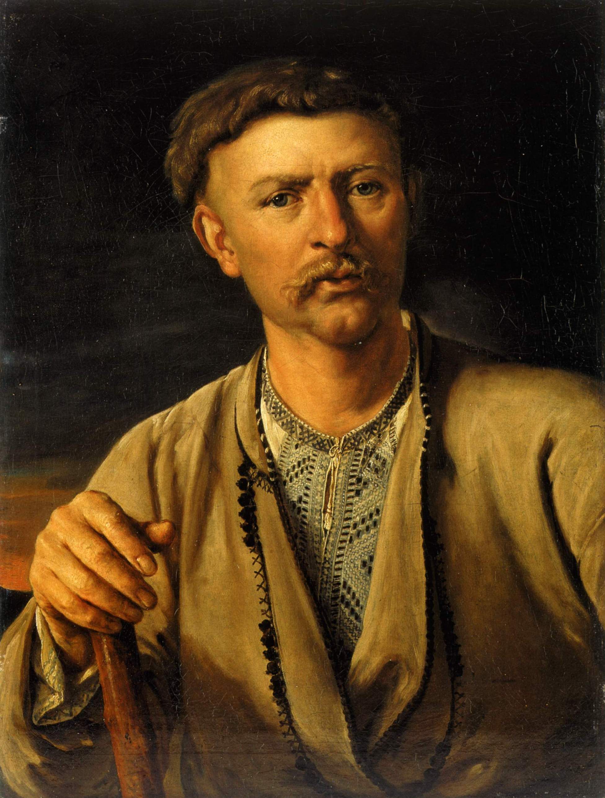Тропинин. Крестьянин с Подолья (Портрет Яна Волянского) . 1820-е