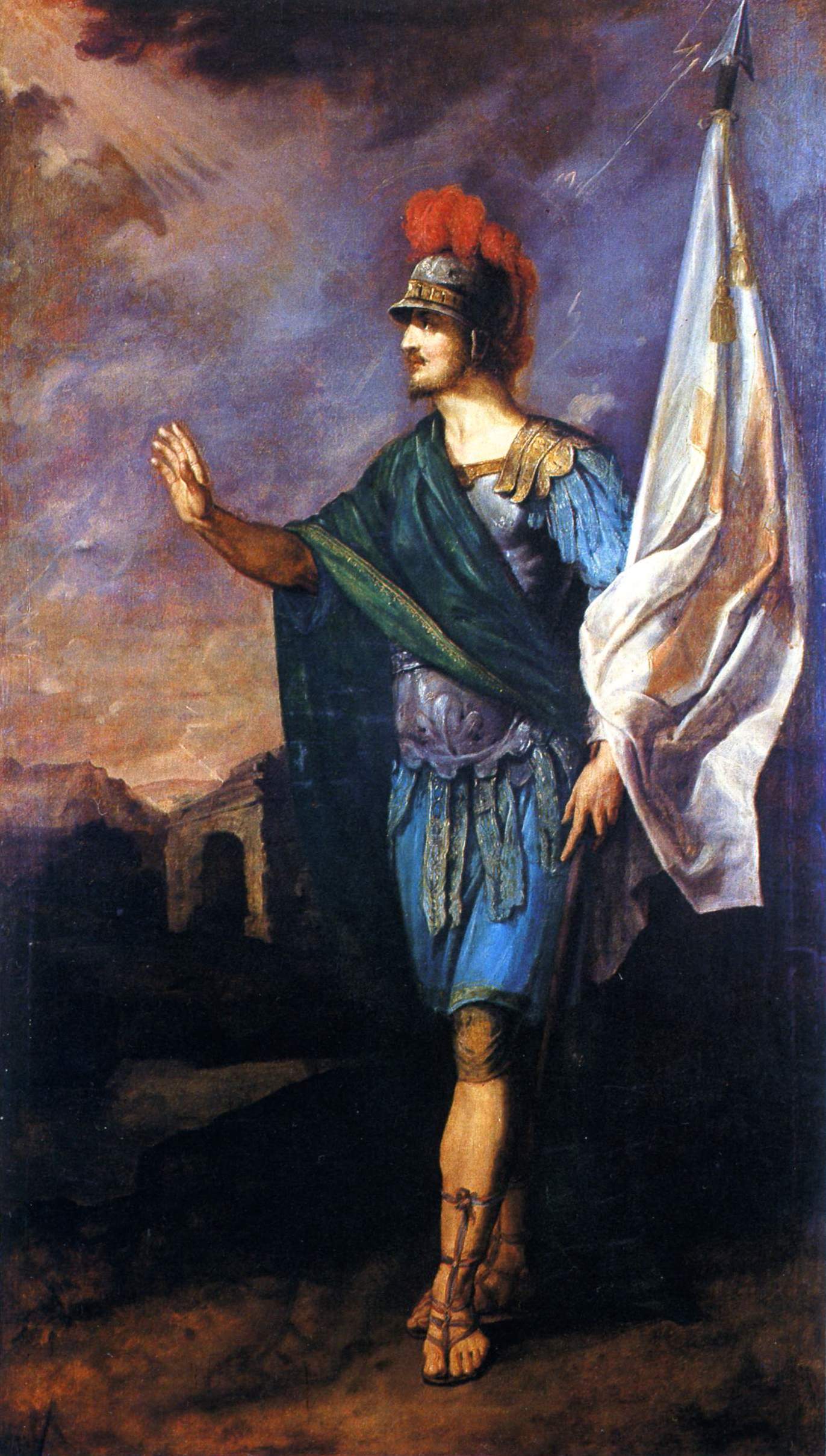Тропинин. Св. Дмитрий Солунский. 1810-е