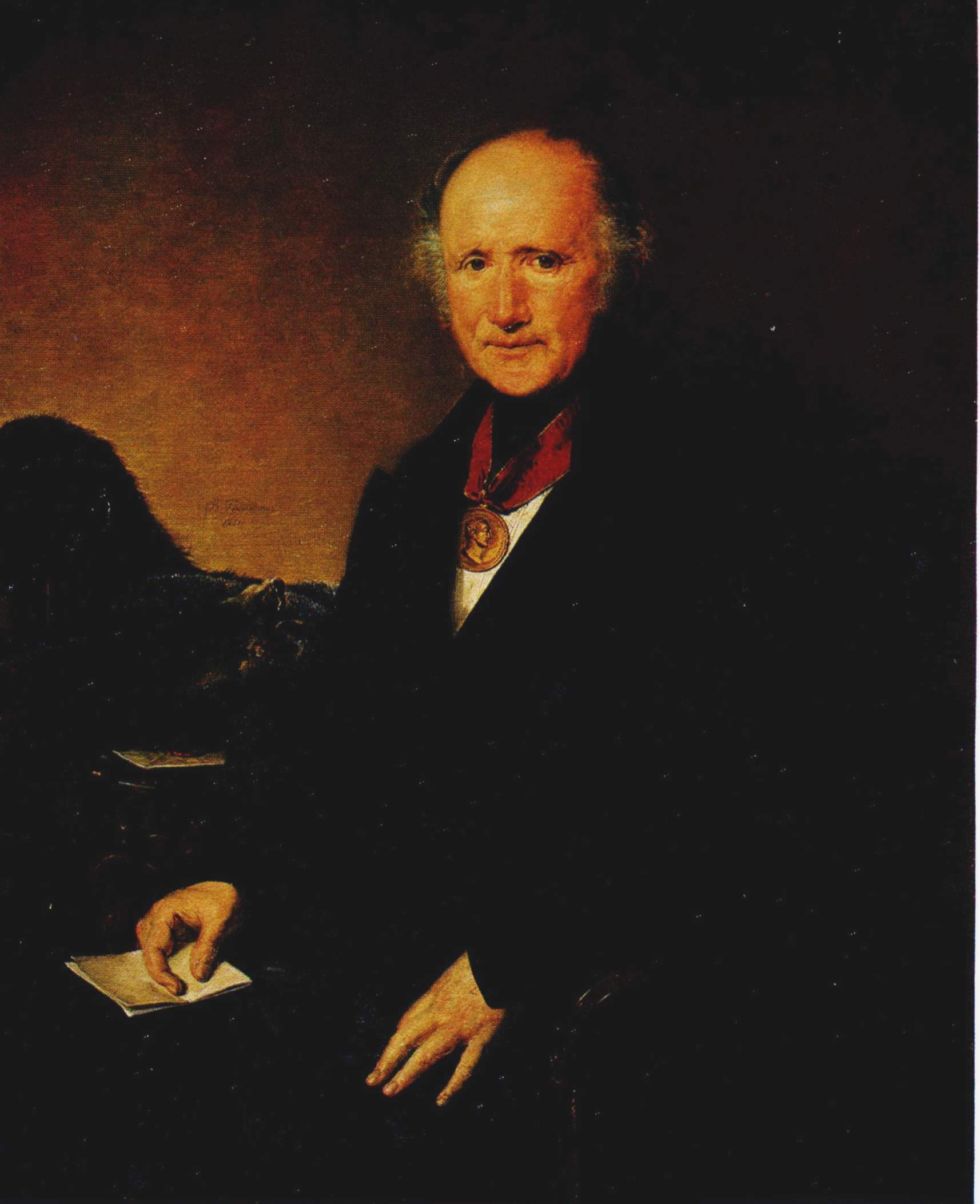 Тропинин. Портрет П.И. Сорокоумовского. 1851