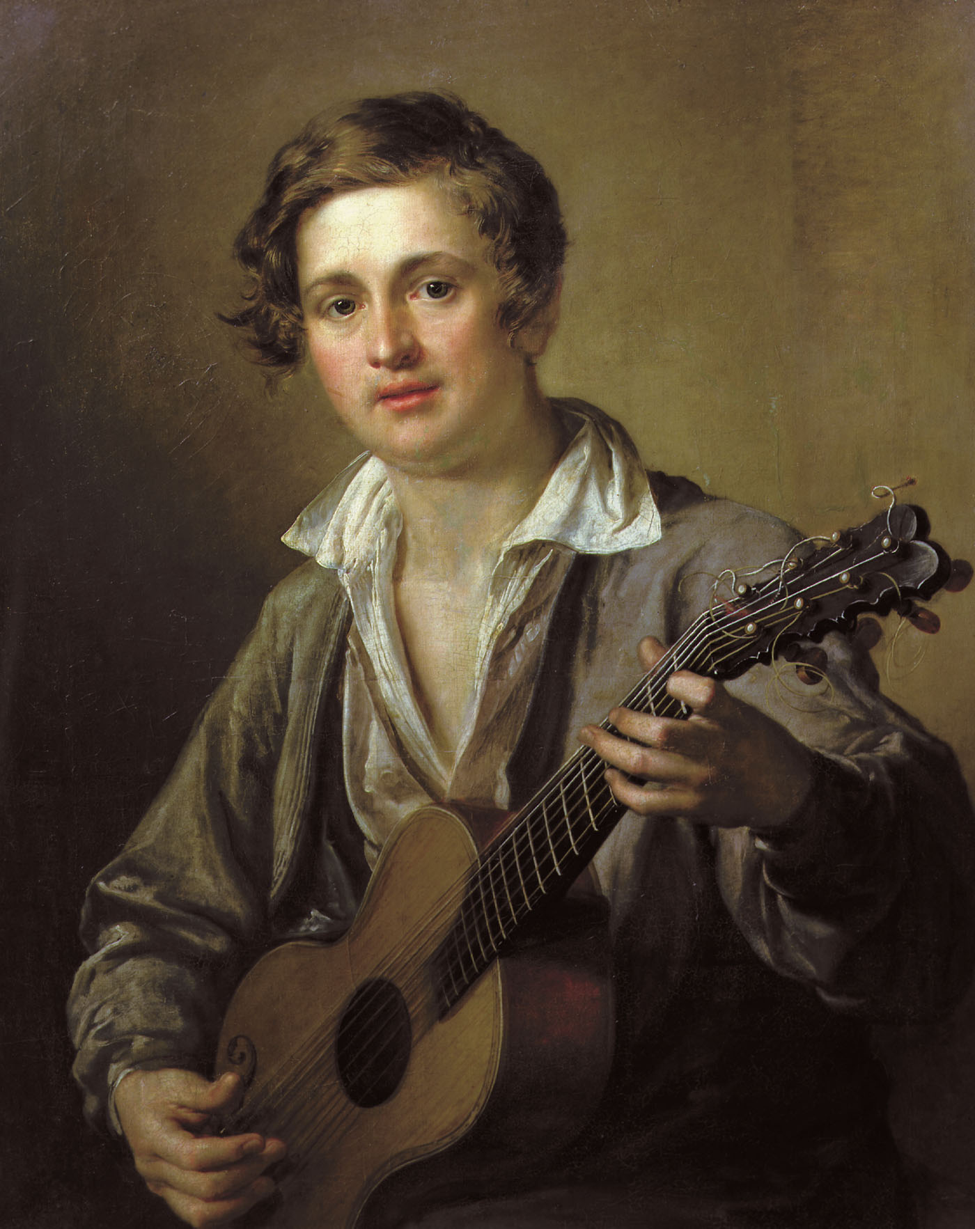 Тропинин. Гитарист. 1823