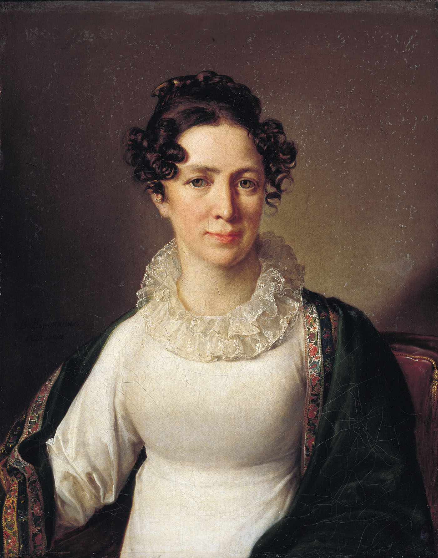 Тропинин. Портрет Анны Андреевны Тропининой, сестры художника. 1872