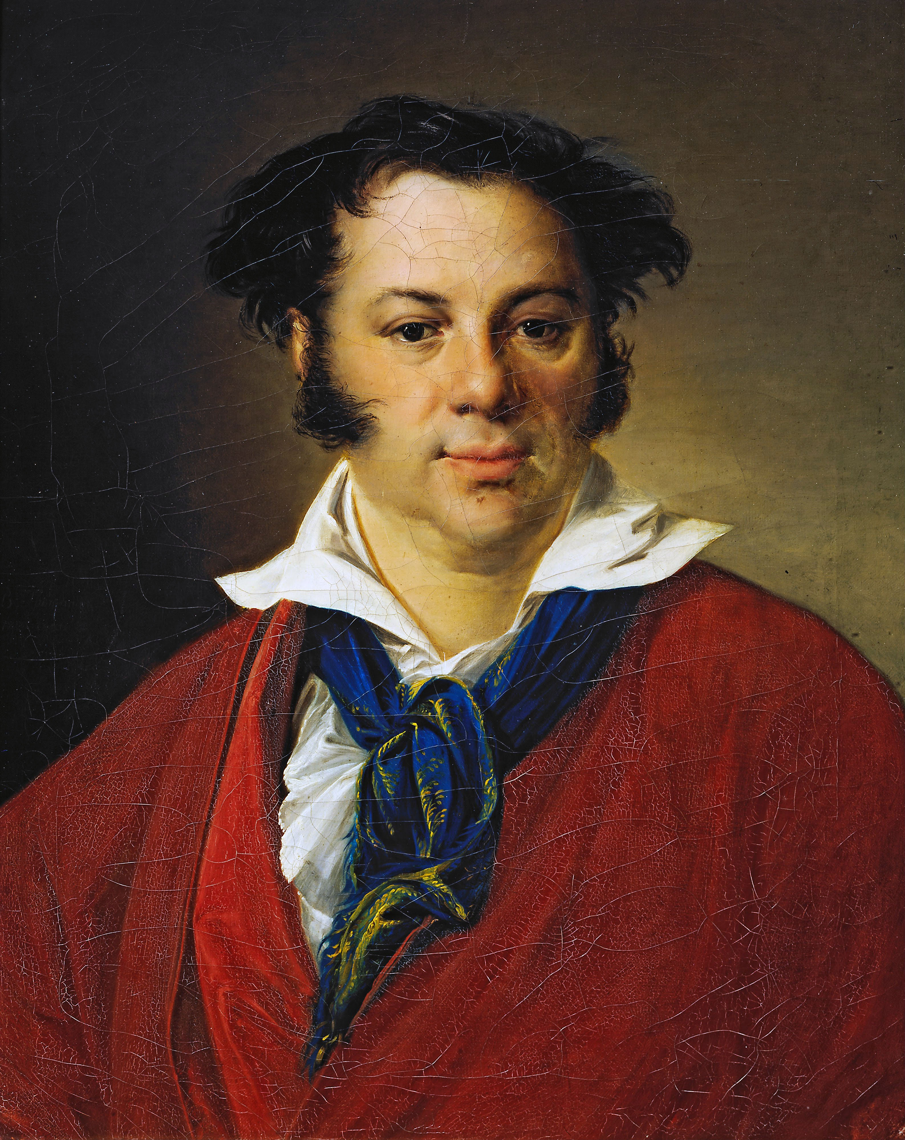 Тропинин. Портрет Константина Георгиевича Равича. 1823
