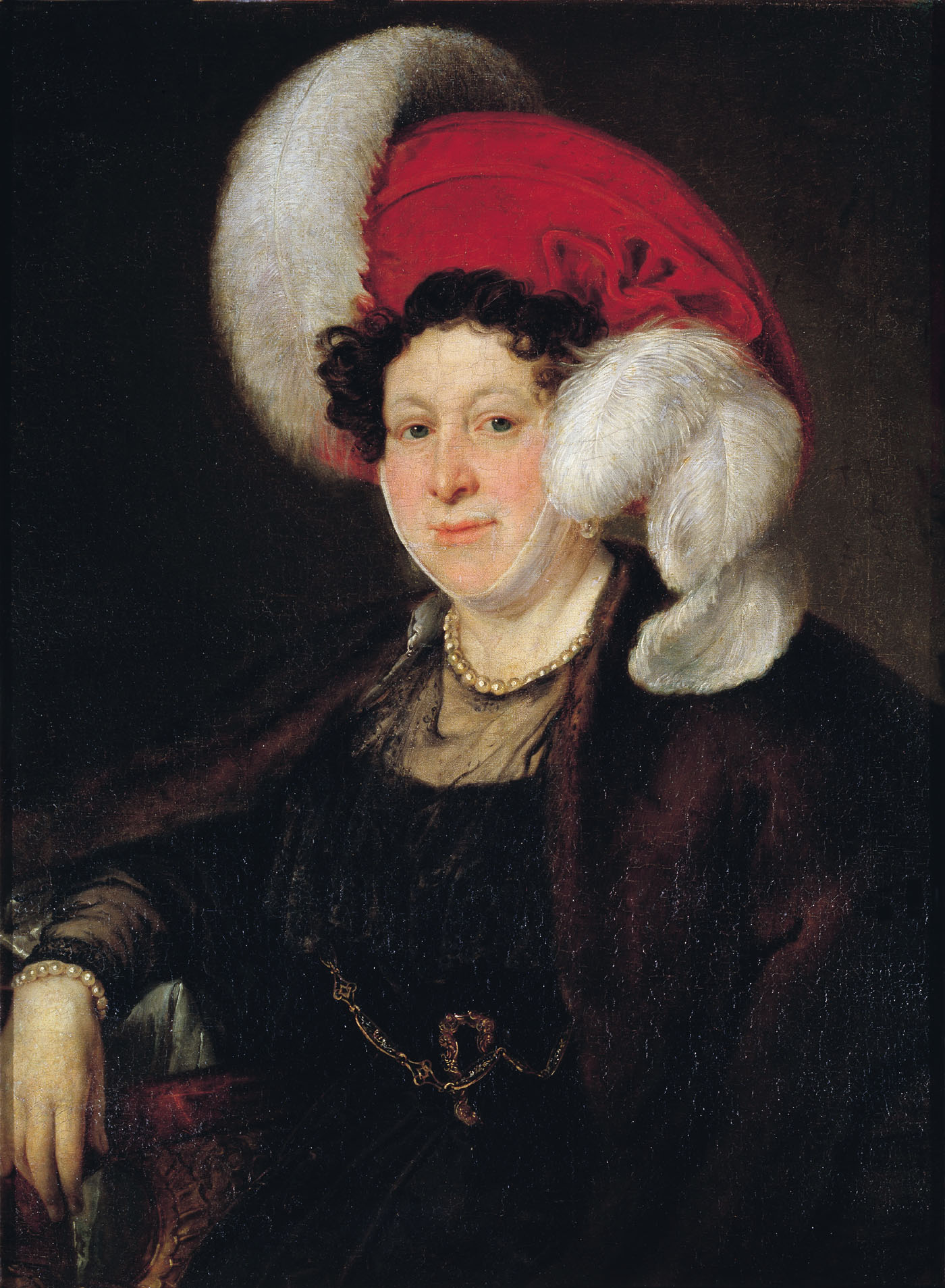 Тропинин. Портрет графини Натальи Александровны Зубовой. 1834