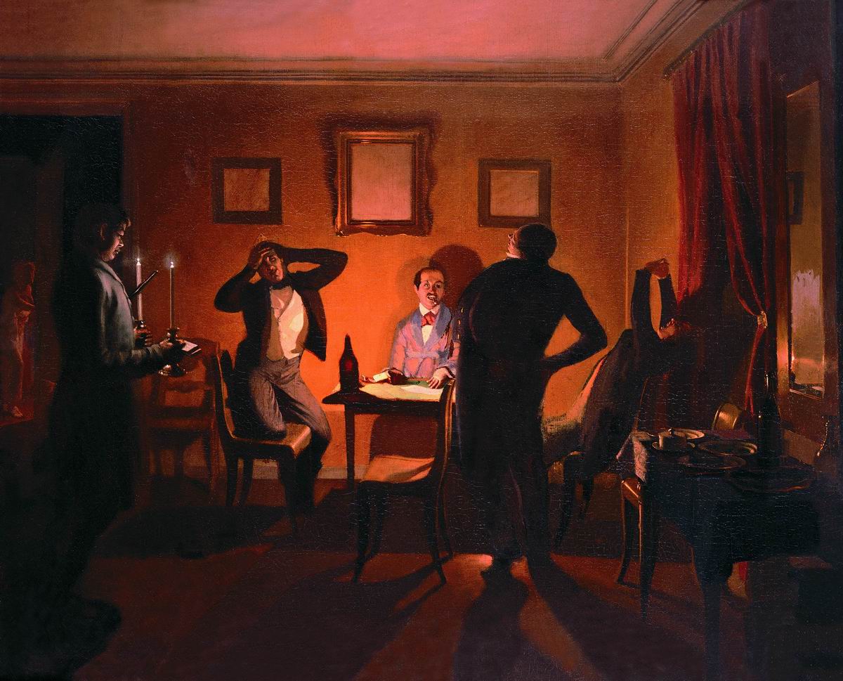 Федотов. Игроки. 1852