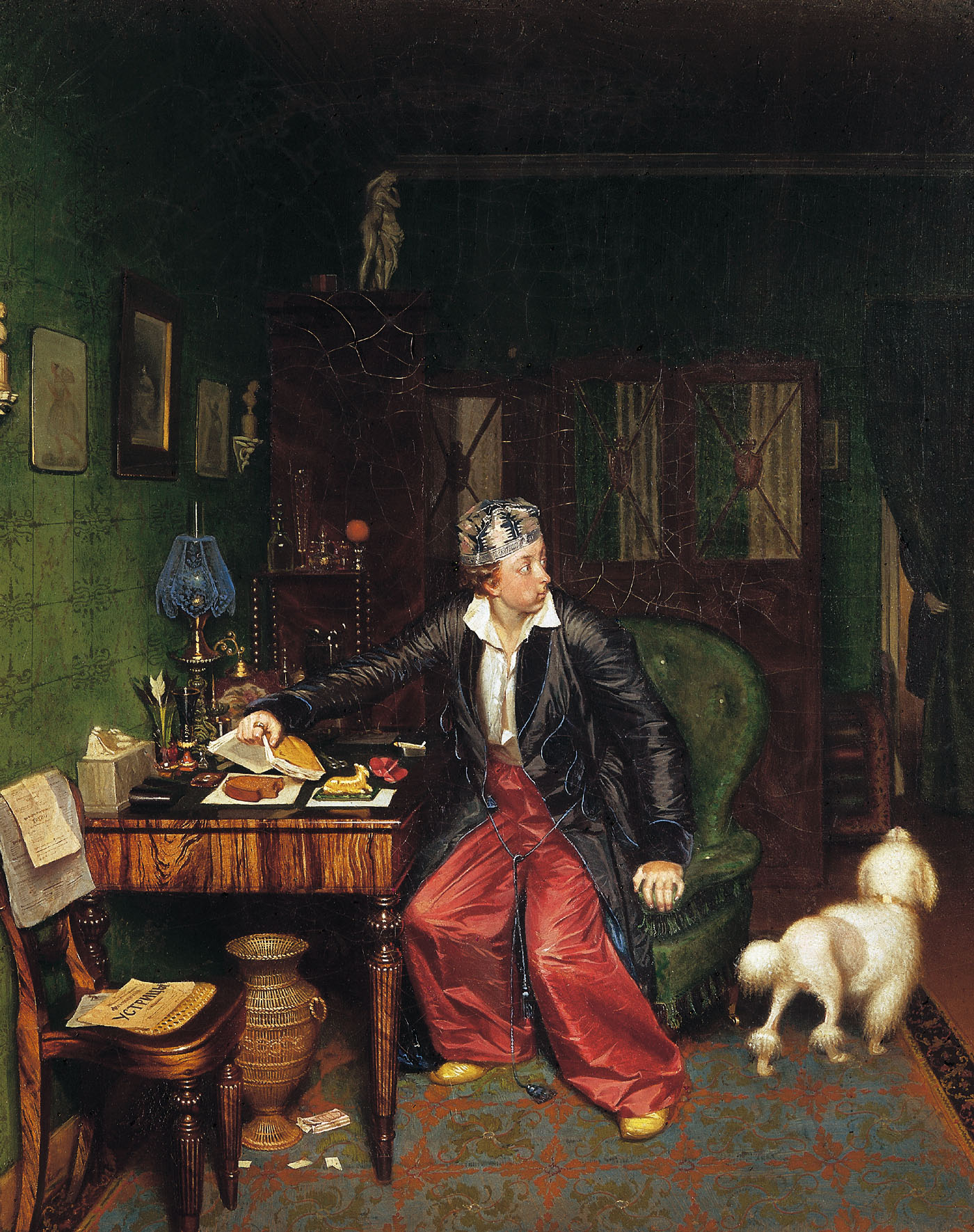 Федотов. Завтрак аристократа. 1849-1850