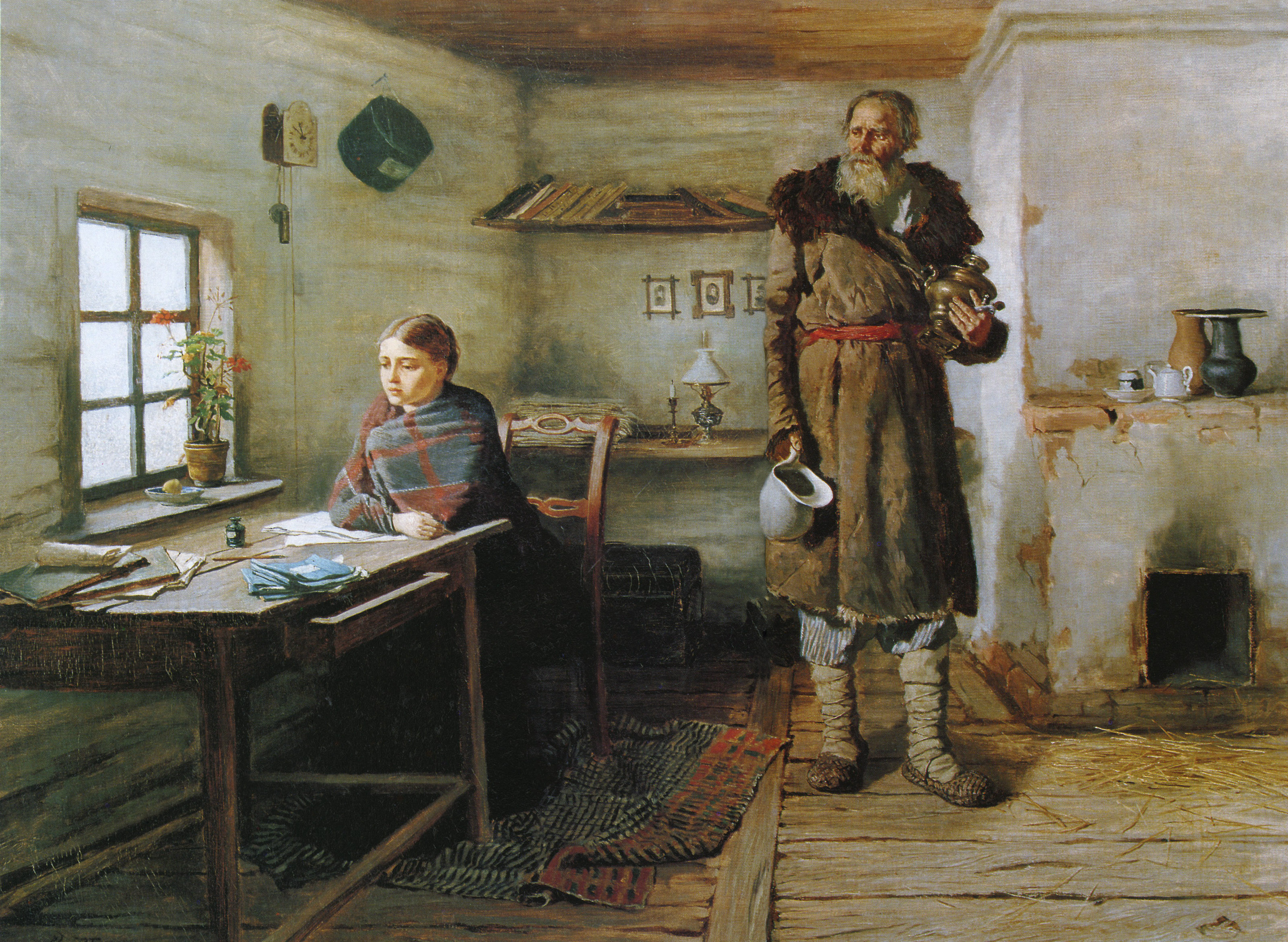 Трутовский. Сельская учительница. 1883