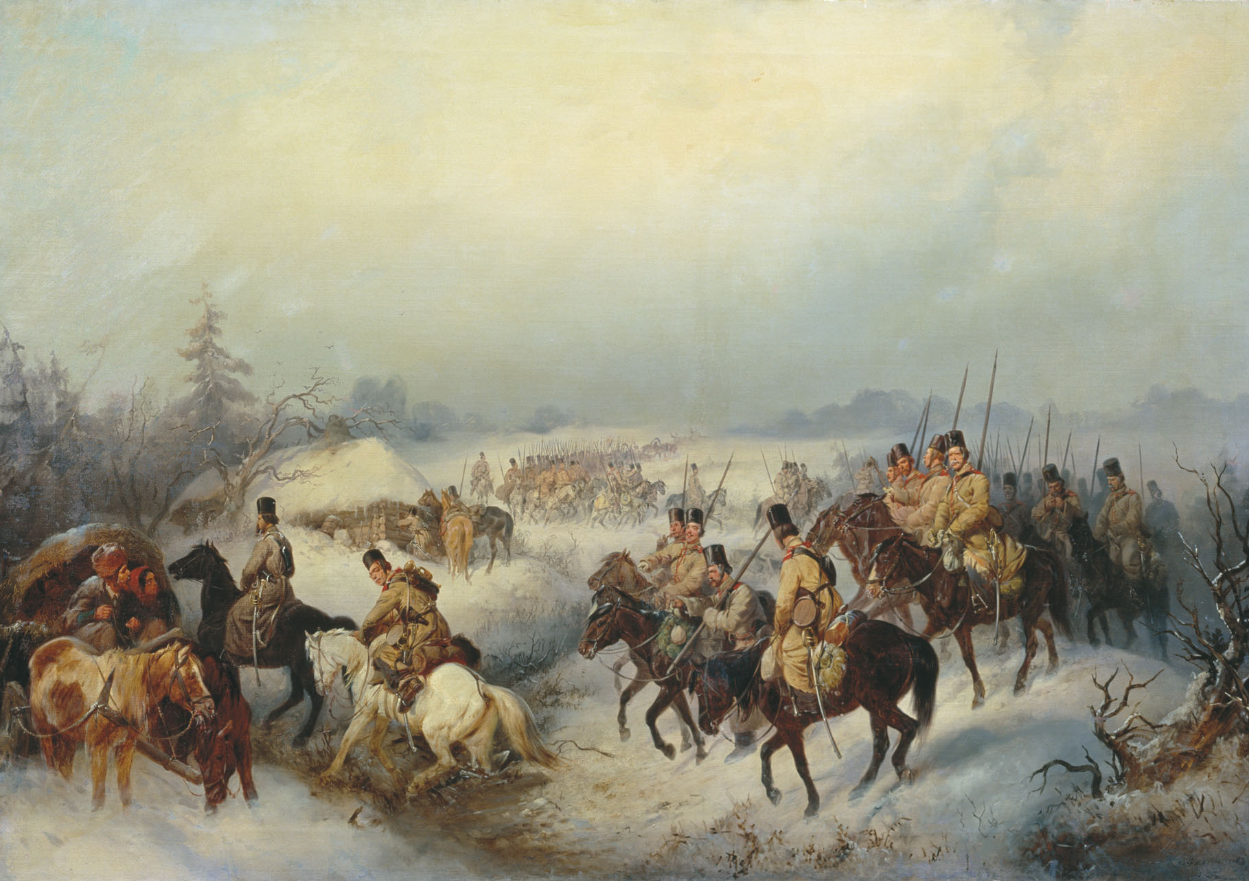 Филиппов. Казаки в походе. 1851