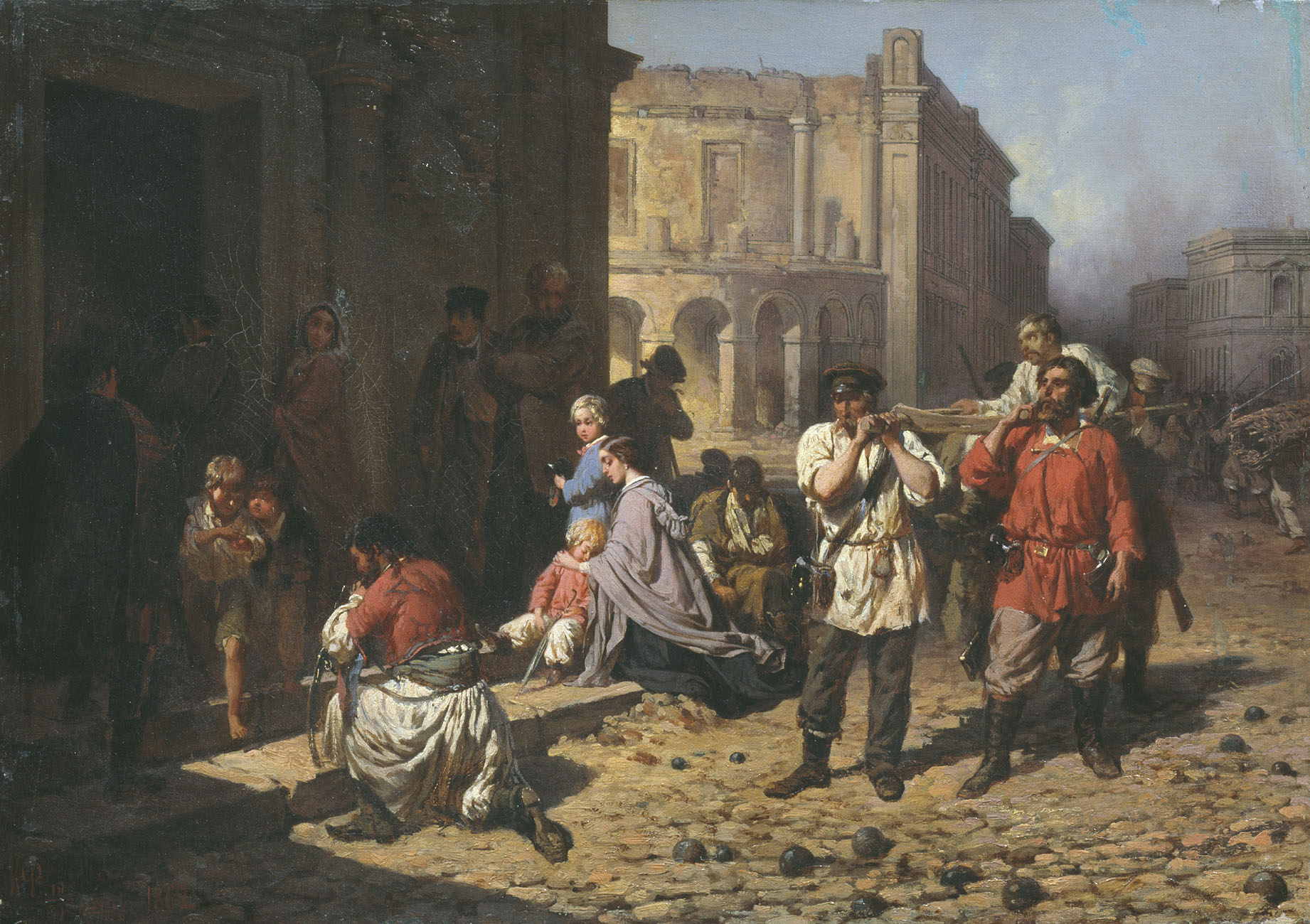Филиппов. В осаждённом Севастополе. 1862